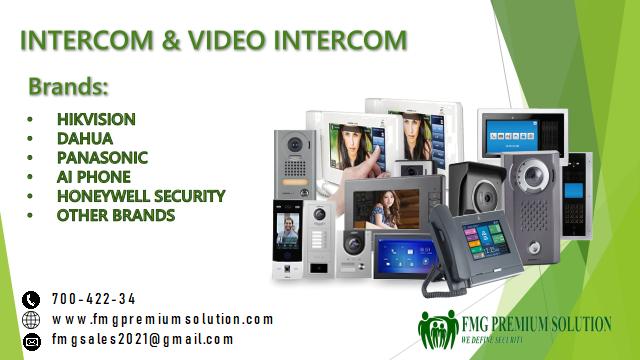 Intercom and video intercom system brands for residential and commercial properties