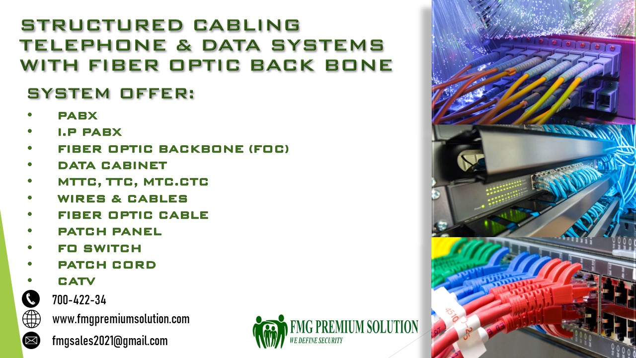 Structured cabling and fiber optic network infrastructure brands