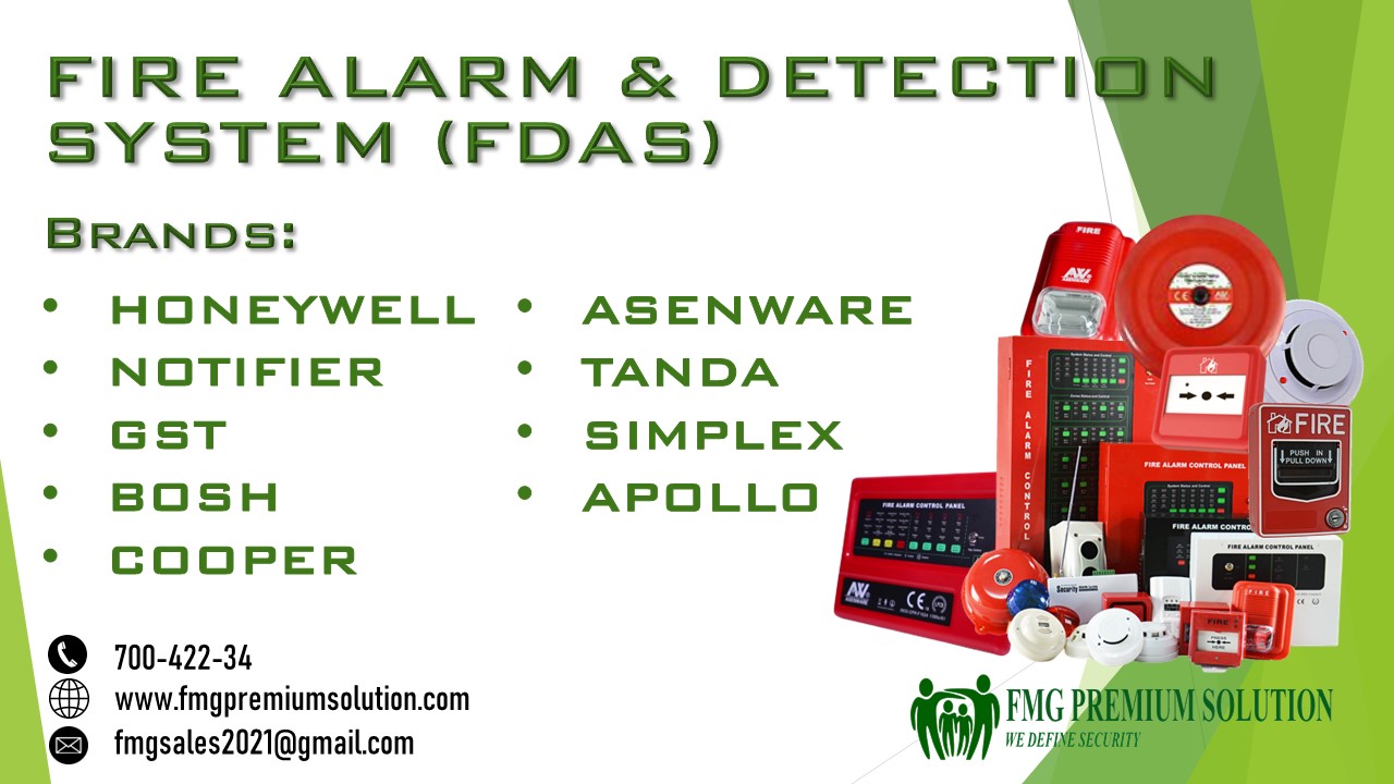 Fire detection alarm system brands including Notifier, Hochiki and other fire safety manufacturers